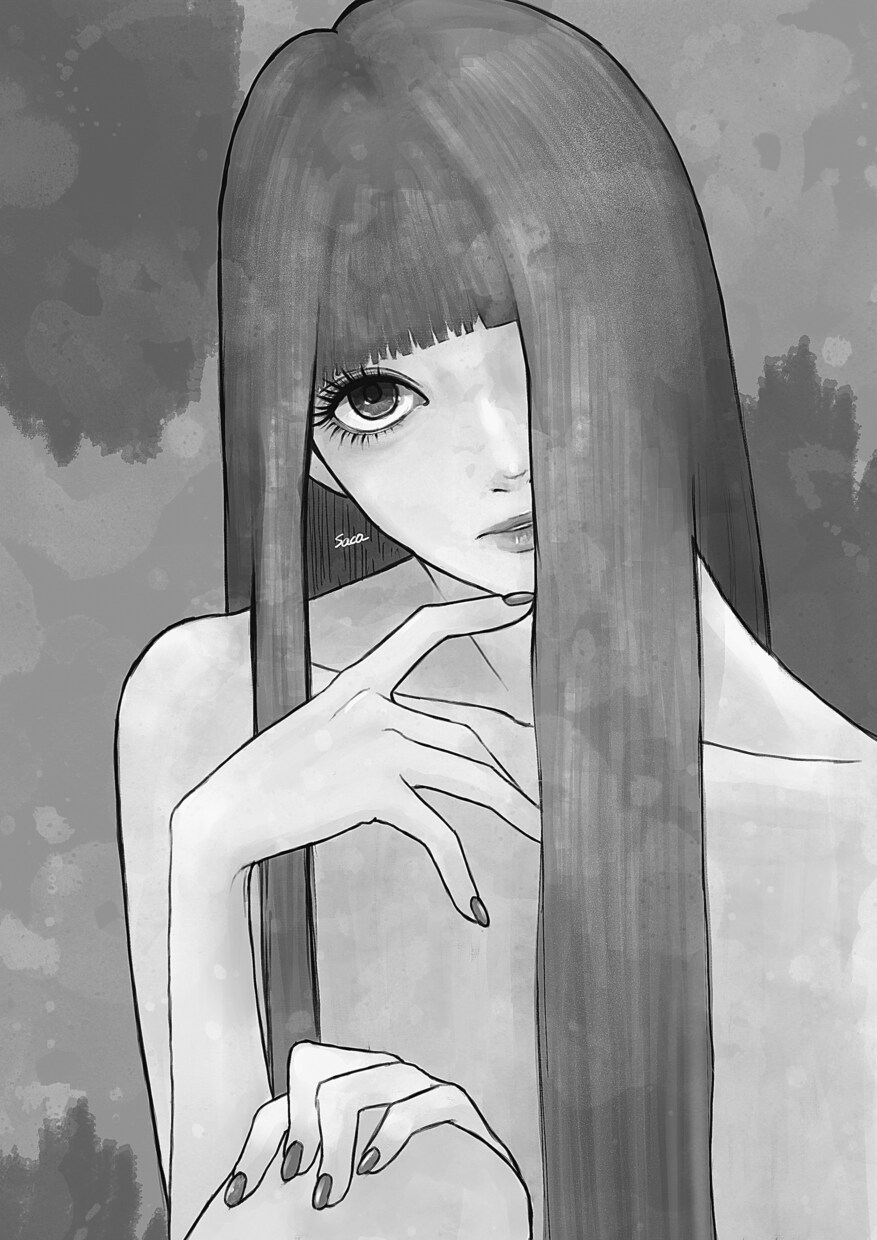 モノクロイラスト描きます SNSアイコンなど、ぜひお気軽にご相談下さい イメージ3
