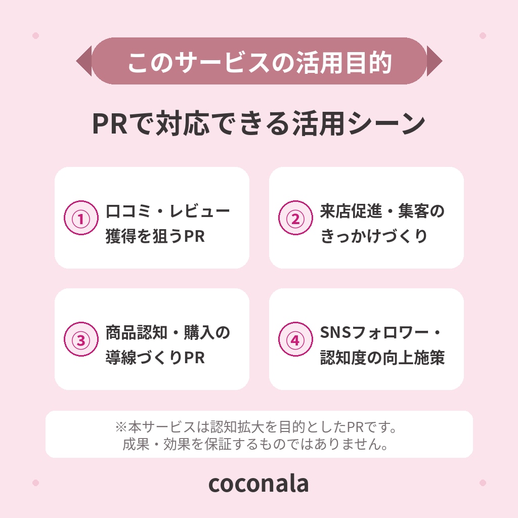 5千人〜 インフルエンサーが商品をPR致します ブランド毎に適正のインフルエンサーを選定します。 イメージ4