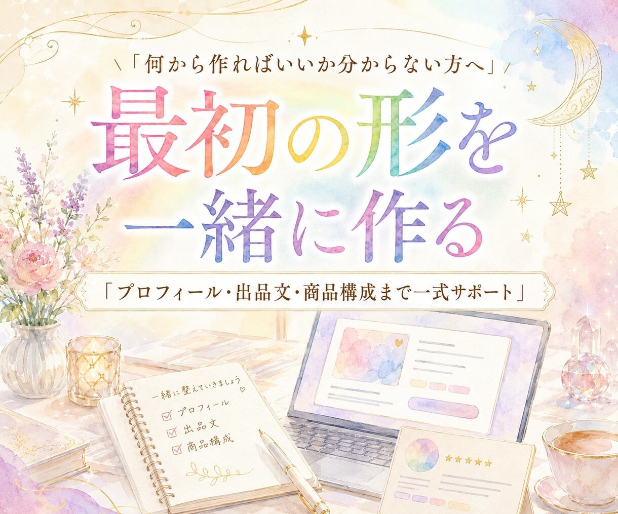 8日間で占い師のココナラ出店コンサルをします 運用実績１０社｜コンセプト、商品設計・出品、AI自動化の助言 イメージ2