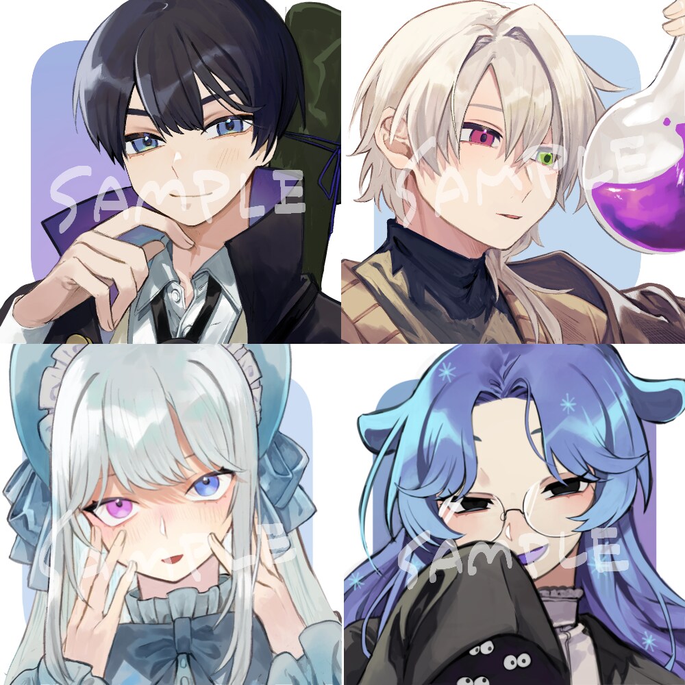 厚塗りで可愛いアイコン描きます あなただけの可愛いアイコン作り イメージ3