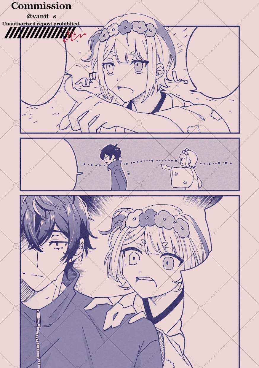 モノクロ漫画制作します オリジナルキャラクターの漫画制作します イメージ9