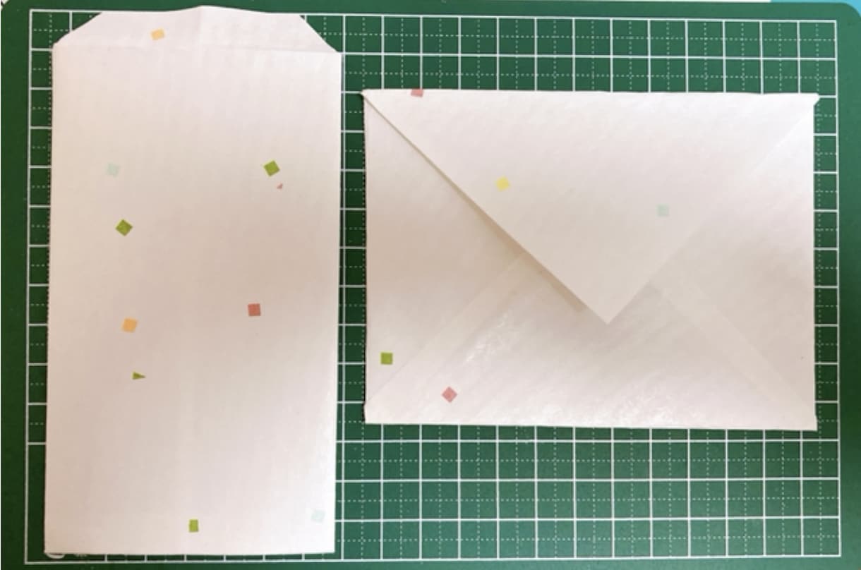 デザインペーパーを使用した封筒を作成いたします [封筒としてだけでなくポチ袋にもなります］ イメージ9