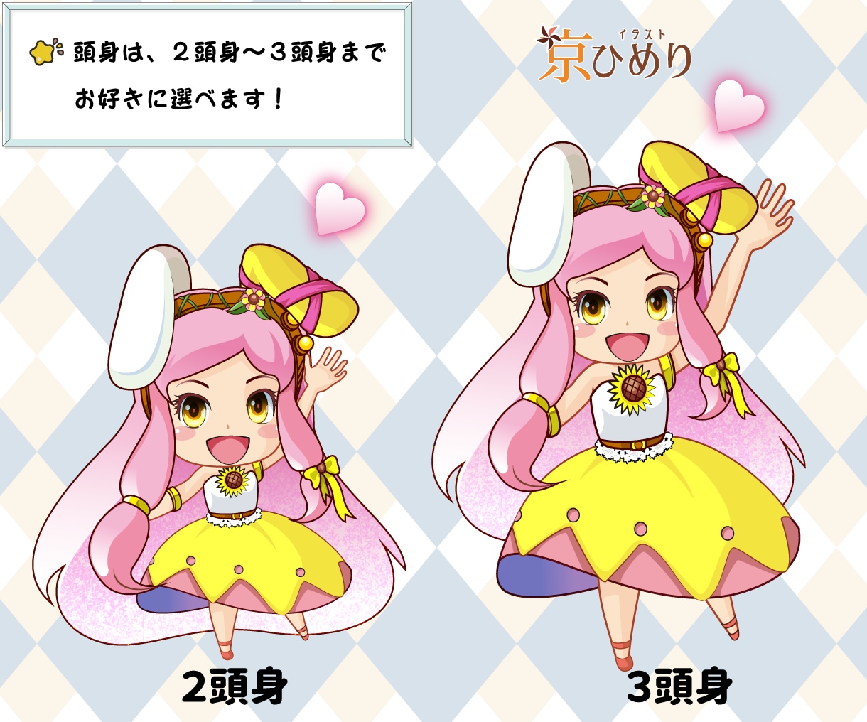リピート多数◆ビジネス向ミニキャラアイコン描きます あなたのキャラクターをぷちっとかわいく。ビジネスにも使える！ イメージ3