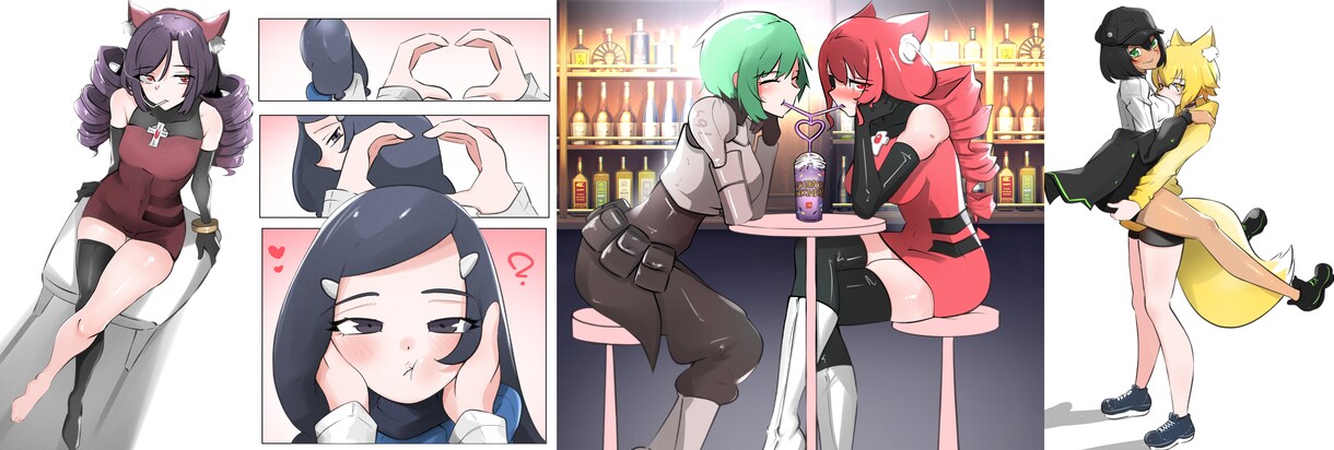 商用自由 イラスト作成いたします フルカラー 用途自由です 人物ならどんなものでも イメージ1