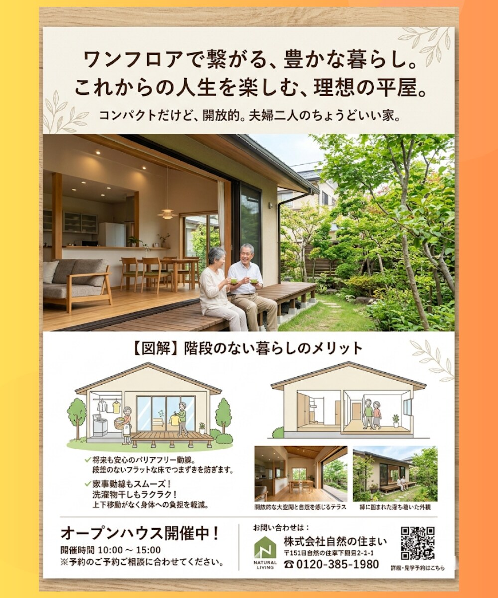 先着3名！不動産・工務店専用｜反響チラシ制作します 捨てられないチラシへ。原稿作成・案内図作成・法律対応も可。 イメージ9