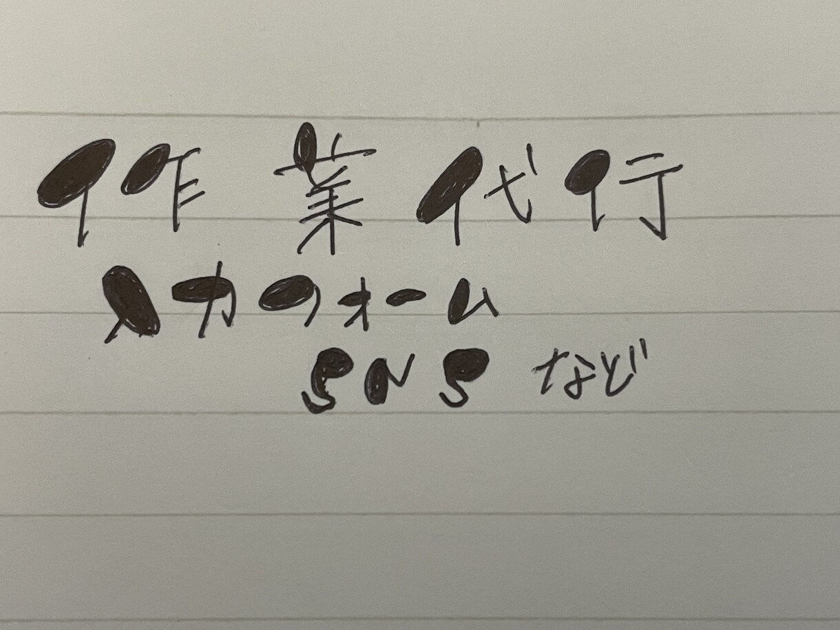 DM送信作業やSNS運用のお手伝いをします 作業代行請け負います。まずはお気軽にご相談頂けますと幸いです イメージ1