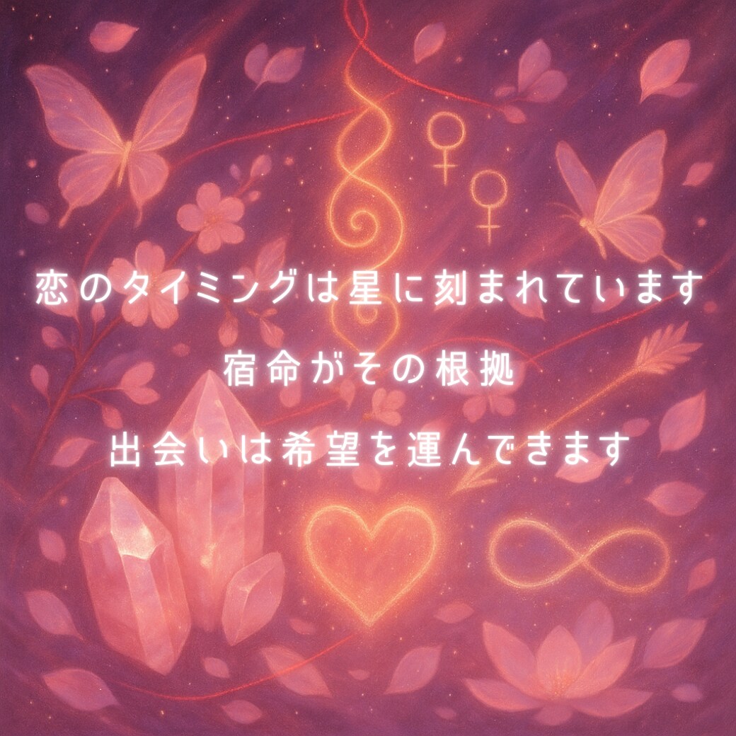 あなたの恋愛運鑑定します ◆あなただけの恋愛の流れと愛を育むヒントをお届け◆ イメージ4