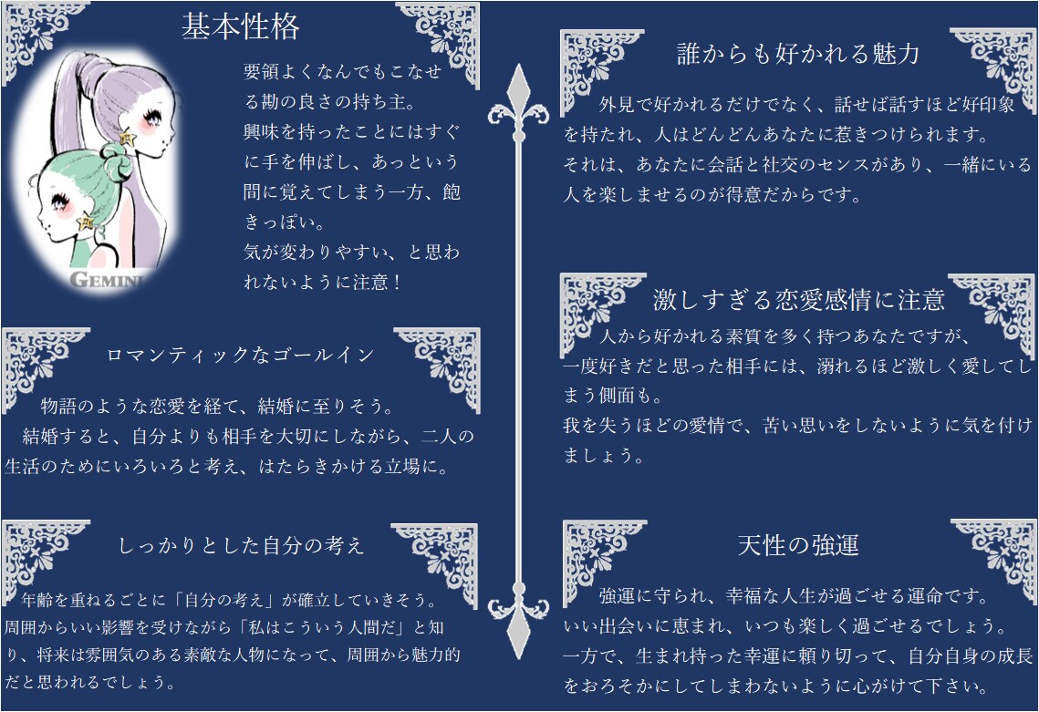 本当の私ってどんな性格？　そのお悩みにお答えします ホロスコープでわかりやすい！あなたのトリセツ イメージ3