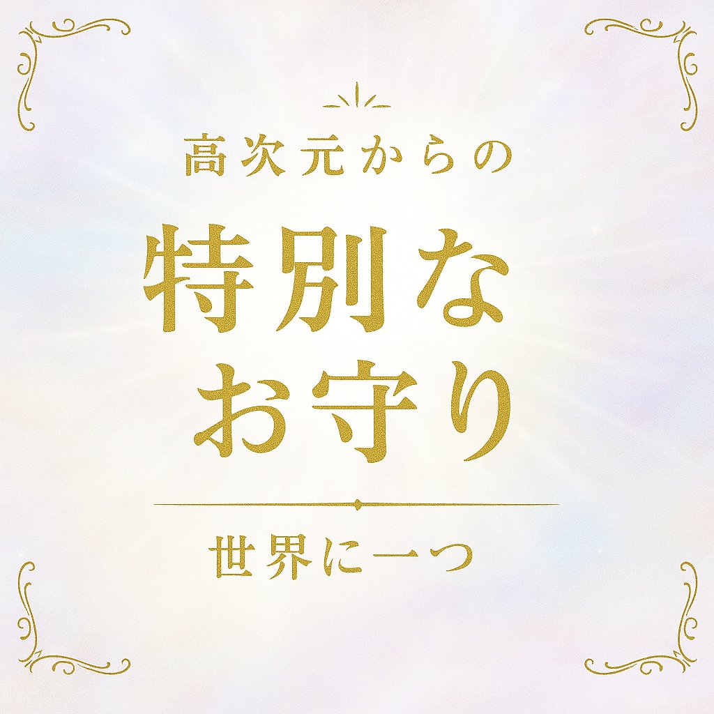 高次元からの言葉と力であなたのお守りを作ります 運気を上げたり引きよせるお手伝い。運を味方につけて下さい。 イメージ1