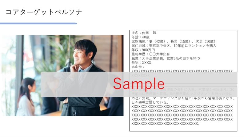 ペルソナの落とし込みをご支援します ペルソナ設定によりマーケティング施策立案が効果的になります！ イメージ3