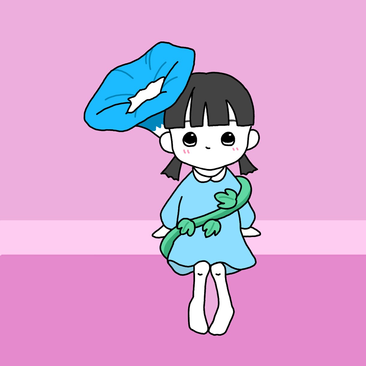 女の子のイラストを描きます SNS、アイコンなど様々な用途でお使いください。 イメージ2