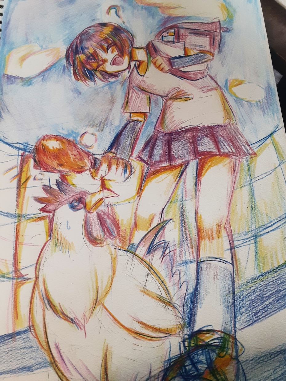 カラフルで可愛いアナログイラストを作成します アナログで個性のあるカラフルな色彩のイラストを提供します。 イメージ2