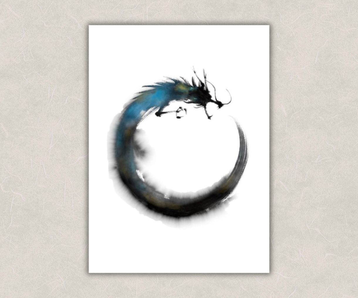 手描きでオリジナルの水墨画・墨絵を創作いたします ロゴ・パッケージ・看板・ウェブ・SNSなどにご活用できます イメージ7