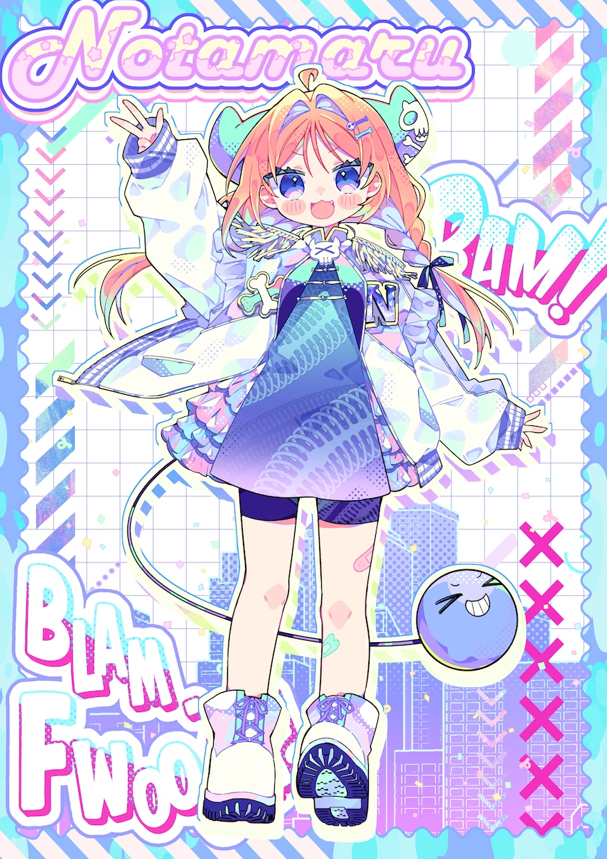 企業実績有◇ポップで可愛い一枚絵作成します 複数人・背景・商用利用可◇ご相談ください イメージ4