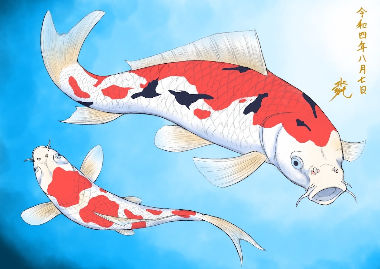 あなたの好きなものを私が描きます 動物、空想の動物、人物等の絵を得意としております。 イメージ2