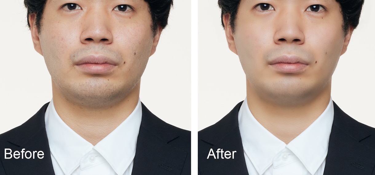 アプリよりきれいで自然な写真加工します 都内のプロ用スタジオで培ったレタッチの技術を提供いたします！ イメージ1