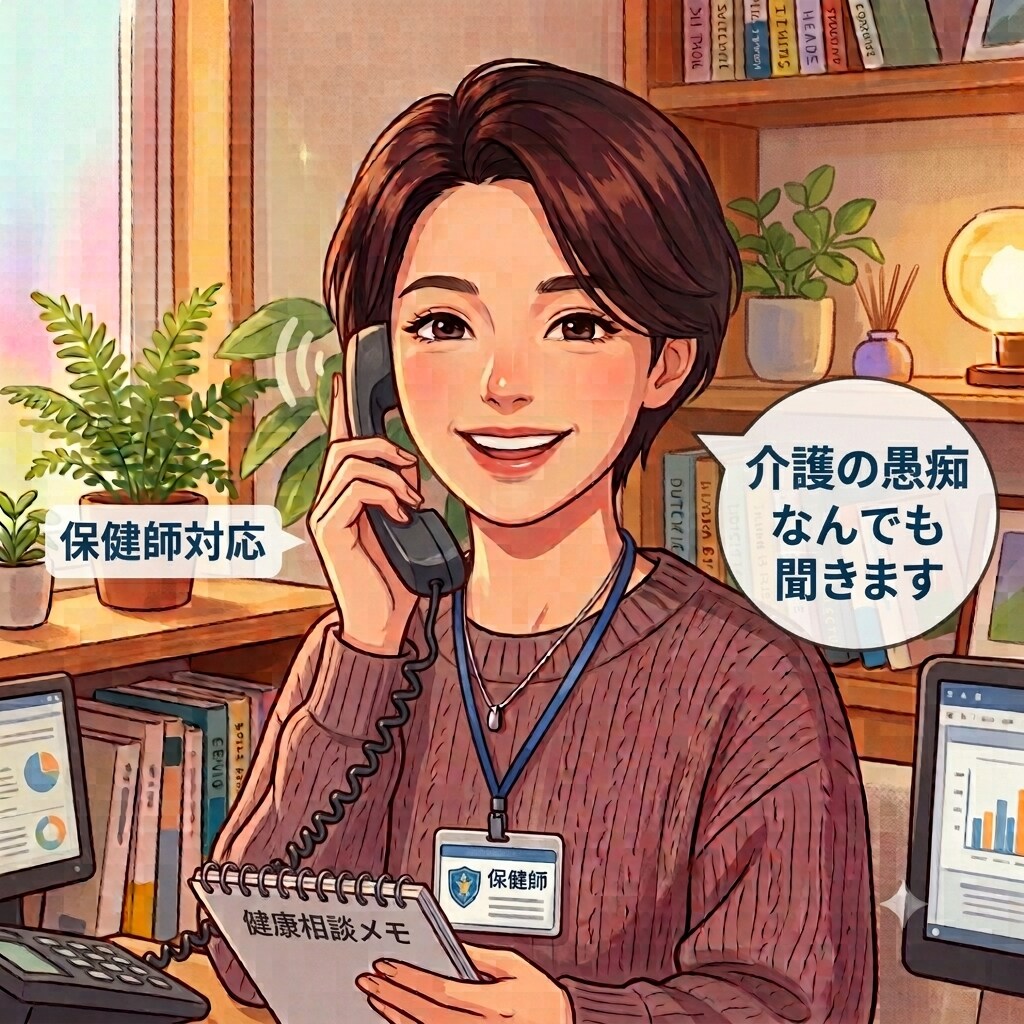 介護や認知症の悩みを相談！保健師が話を聞きます 認知症・介護拒否・家族の愚痴OK！どんな悩みもお聞きします イメージ1
