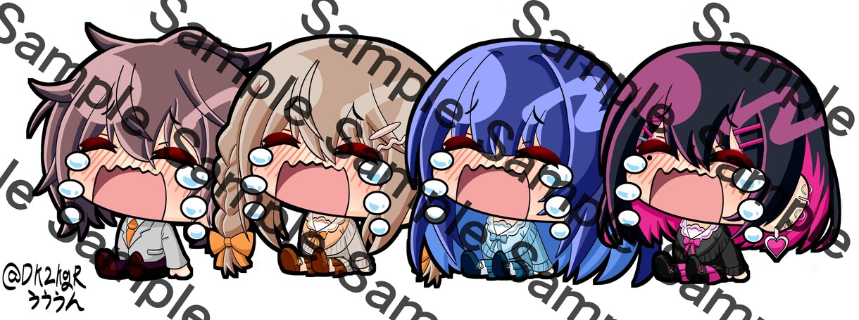 皆様に合わせたミニキャラSDイラスト描きます 配信やSNS等で使うミニキャラSDイラスト イメージ3