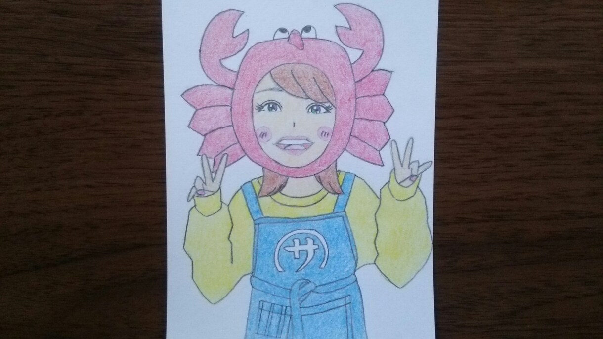 似顔絵をシャーペンと色鉛筆で描きます 主にシンプルなアナログイラストを描いています♪ イメージ7