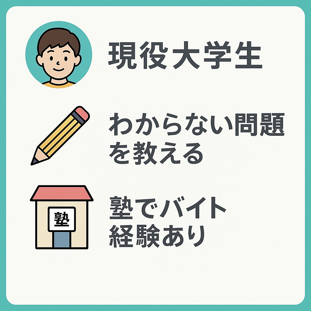 現役大学生が学習をサポートします わからないを「わかった！」に変えます！ イメージ2