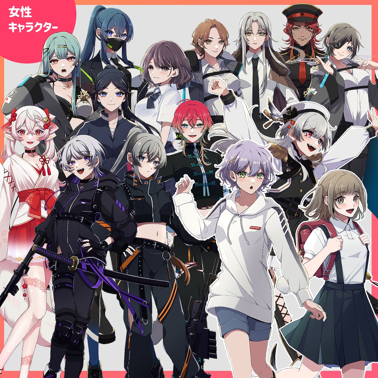 TRPG/ゲーム/配信　立ち絵製作いたします 命を吹き込むお手伝いが出来たら嬉しいです！ イメージ4