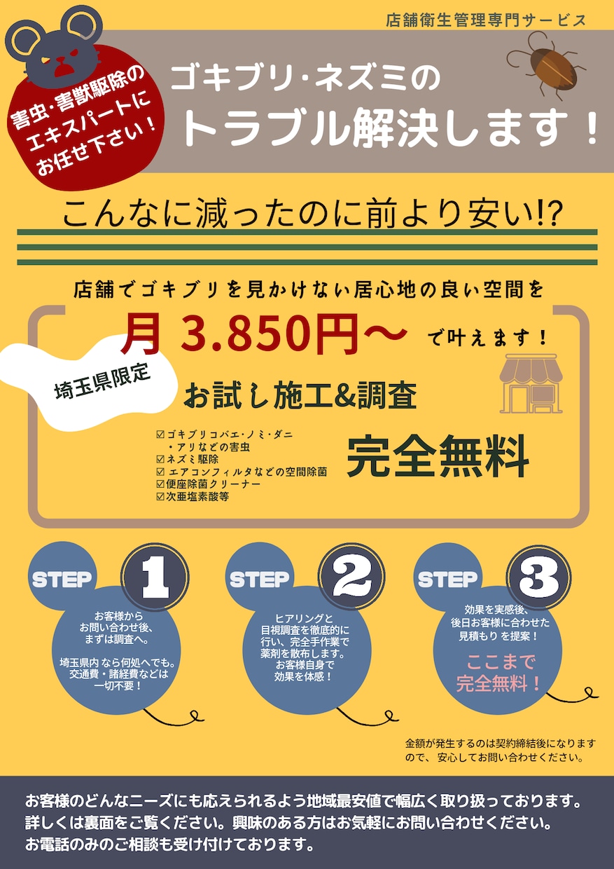 canvaを使用し、チラシ・フライヤー作成致します 低価格でかつスピーディに3日以内に作成致します。 イメージ3
