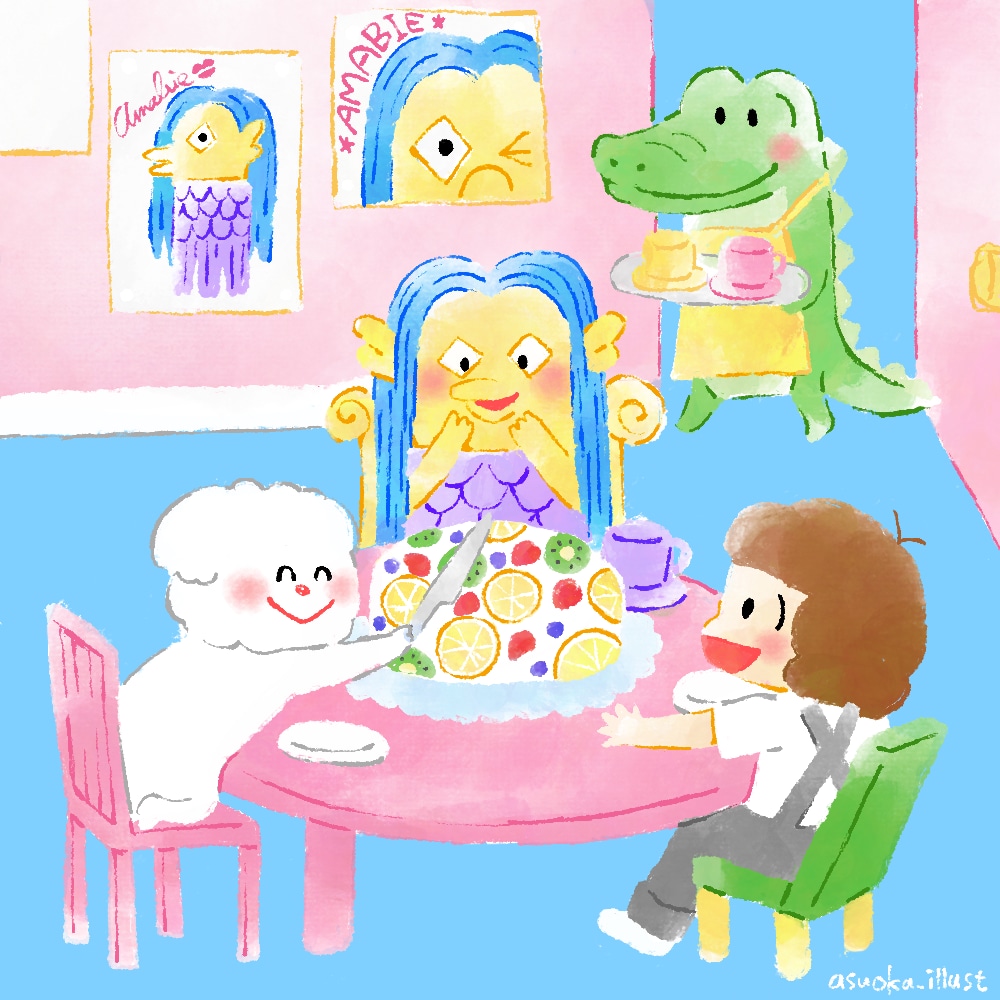 絵本みたいなやわらかいイラスト制作します オリジナルの絵本や挿絵にどうぞ。お話作りもご相談に応じます。 イメージ5