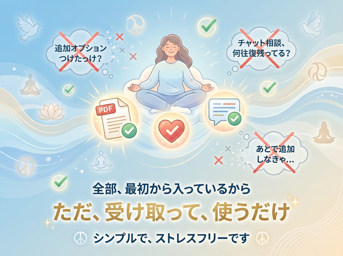 全部入りで、あなたをサポートします リピーター様専用・オールインワン鑑定 イメージ5