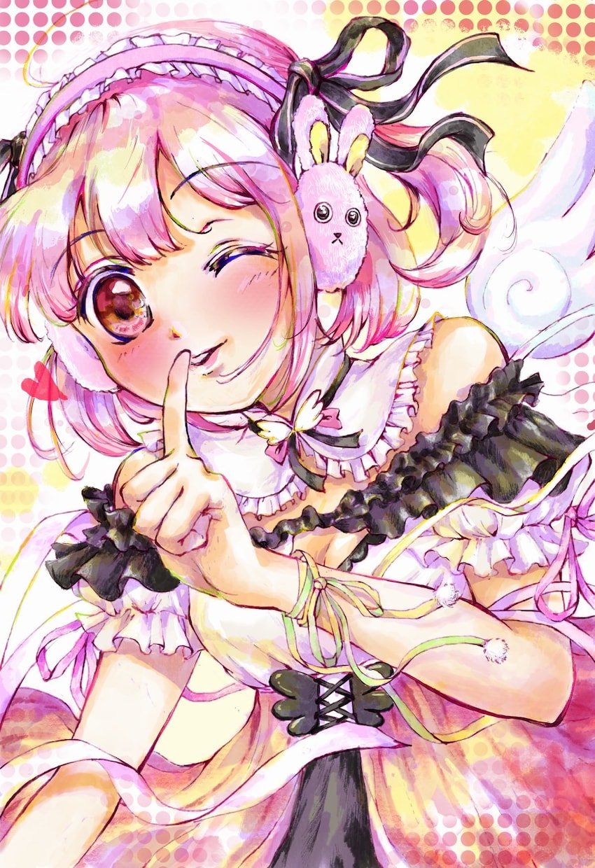 あなたの好きな女の子キャラクターを描きます 可愛い！カラフル！一枚のイラストにあなたの思いを代弁します。 イメージ2