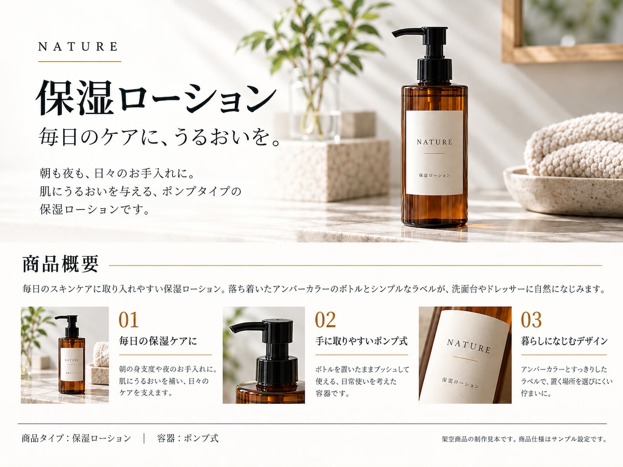 EC商品ページを構成・文章・画像まで作成致します 物販経験を活かして販売目線で商品ページを制作します。 イメージ10
