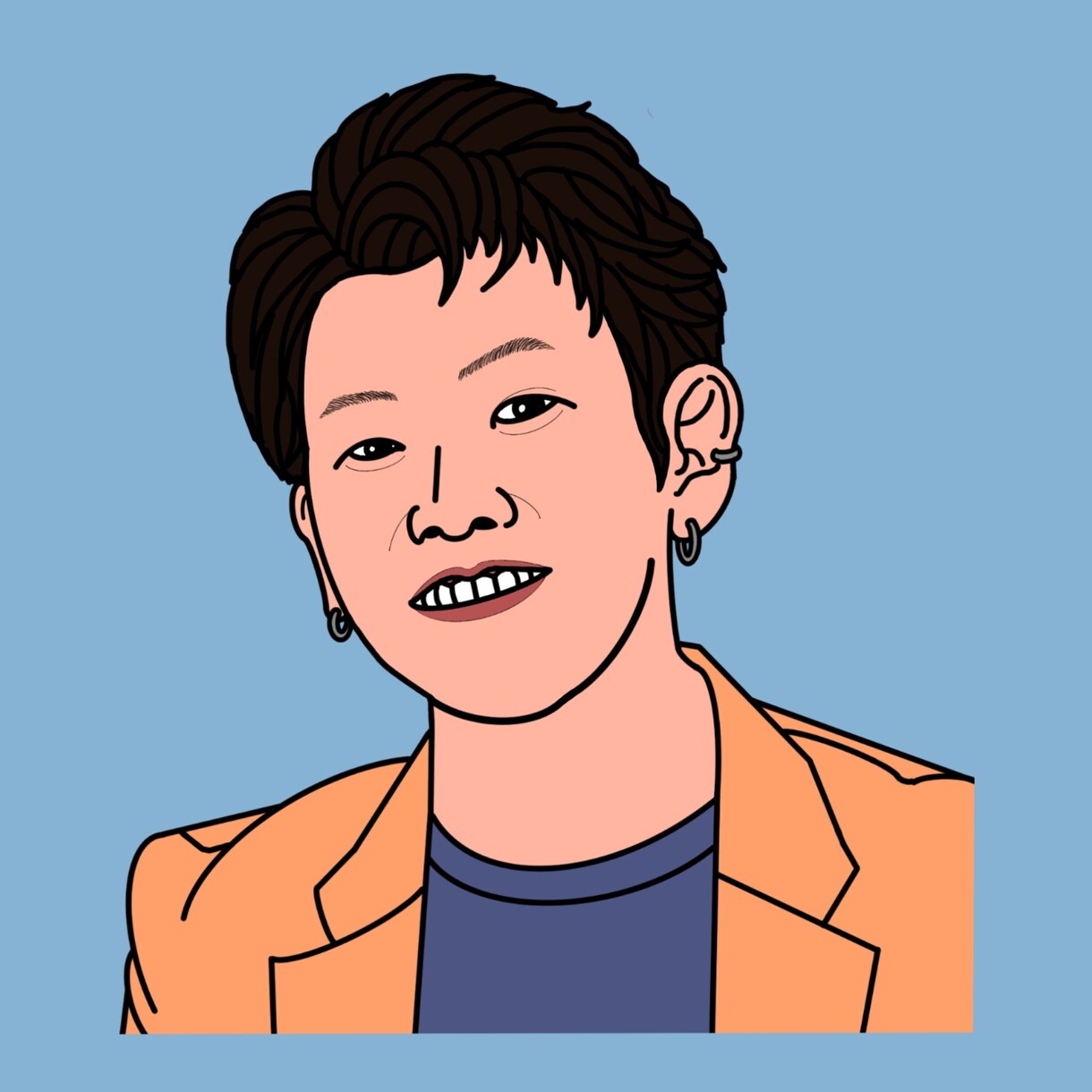 画像を元にイラスト風のアイコンを作成します イラスト風アイコンを作ります！ イメージ1
