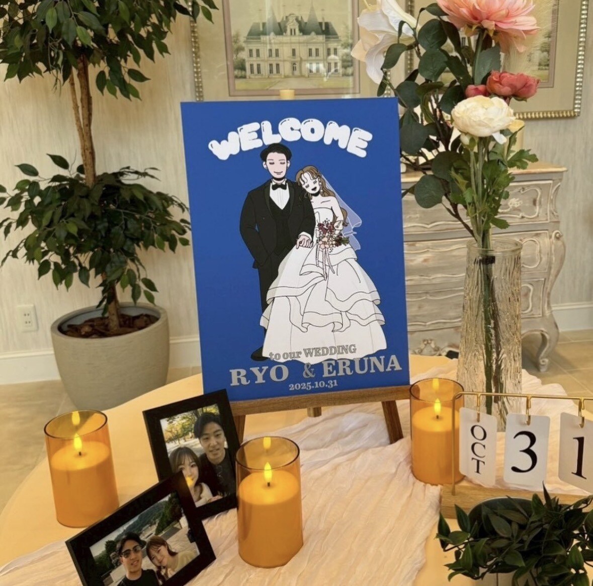 ポップでモダンなウェルカムボードつくります 自分たちらしい結婚式アイテム作りませんか？ イメージ8