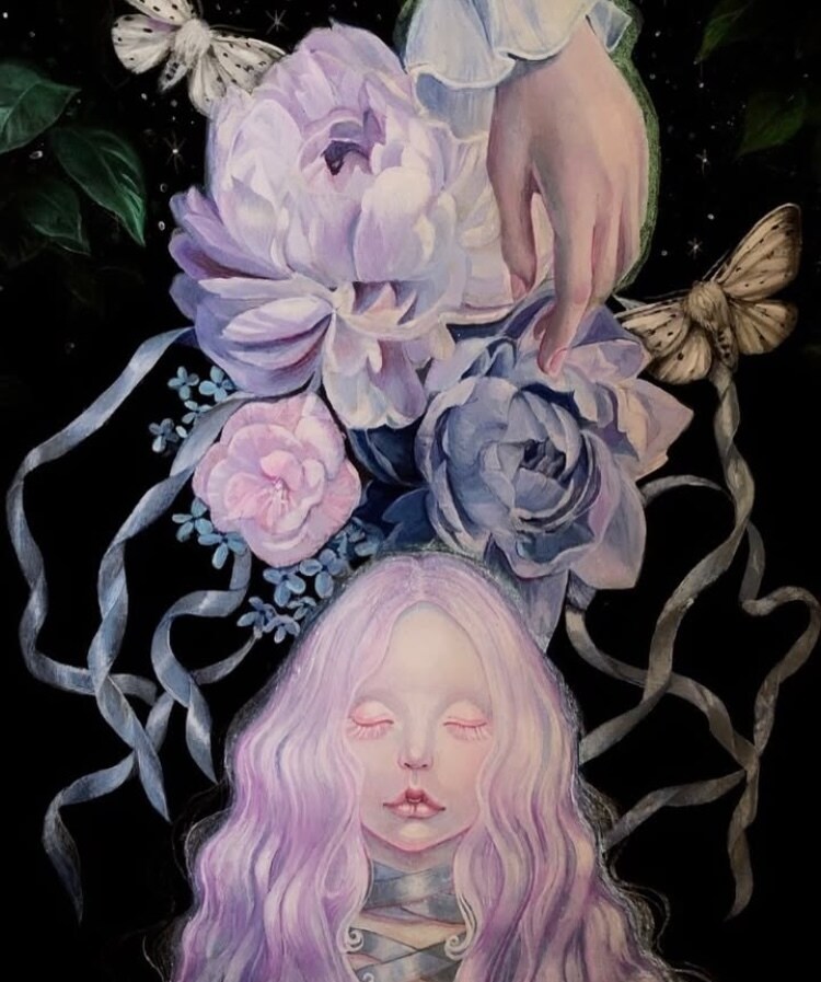 細密で幻想的な絵を描きます CDのジャケット制作の経験があります。 イメージ3