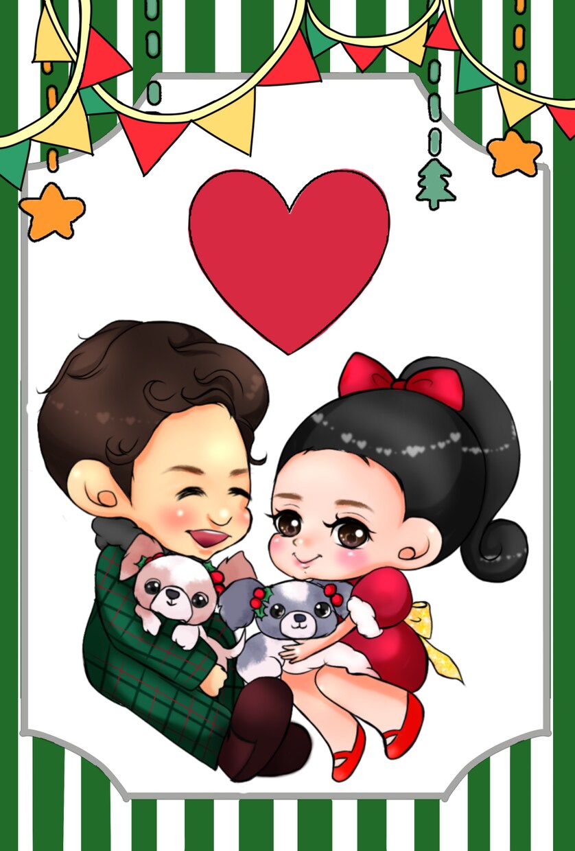 可愛いデジタルで似顔絵かきます かわいいお子様やペット♡お友達へのプレゼントにも！ イメージ1