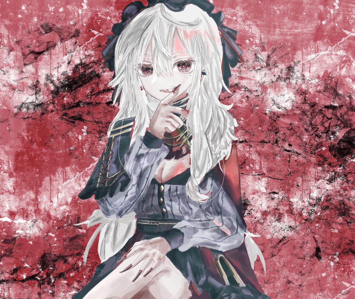 厚塗りで世界観を重視したイラストを描きます サムネイルやアイコン、キャラクター立ち絵などなどに！ イメージ2