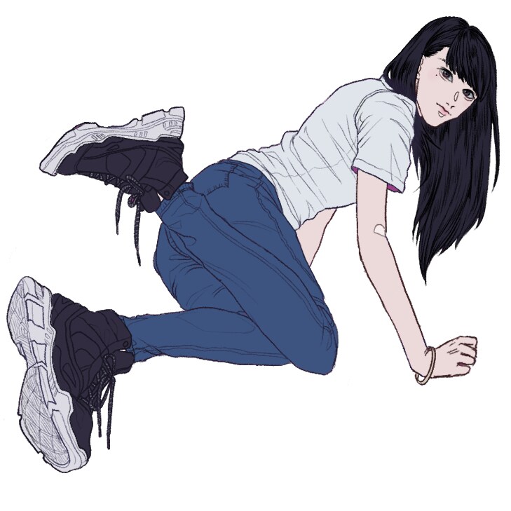 お洒落な人物全身イラストを描きます SNS等で使えるファッショナブルな全身イラストを描きます イメージ8
