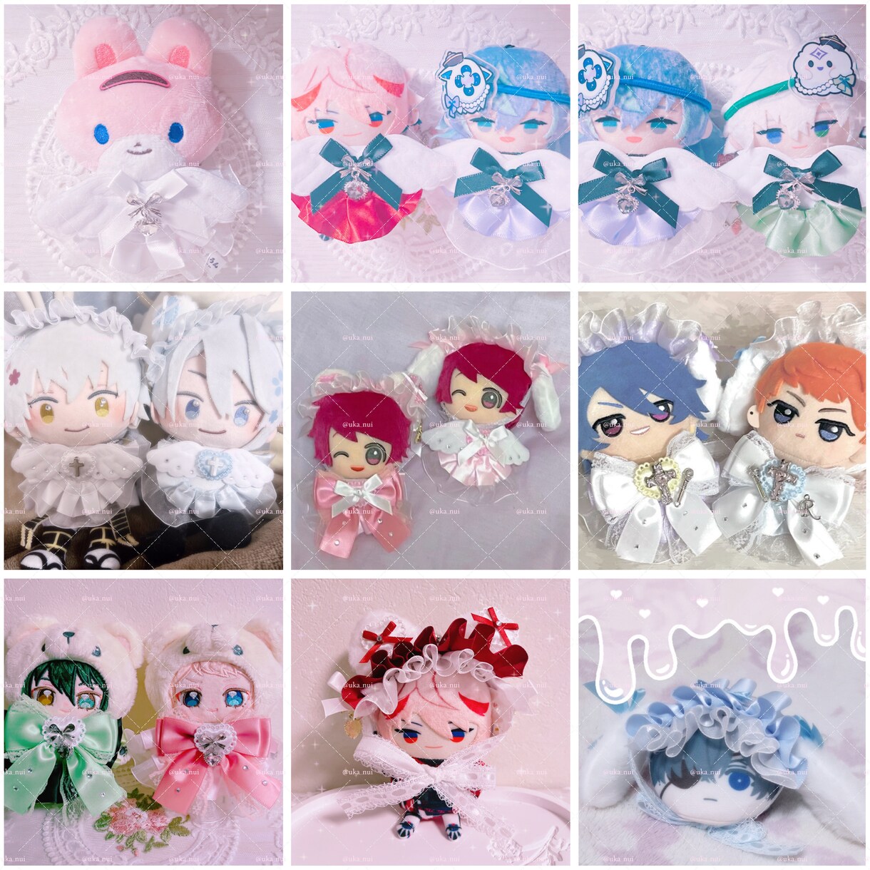 ぬいぐるみ用ヘッドドレス＆スタイを作成します セミオーダー形式にて作成させて頂きます♡ イメージ8