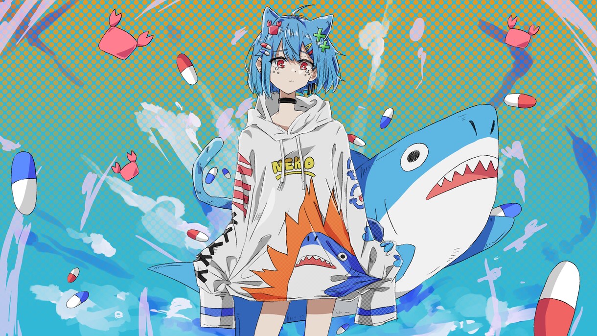 オリジナルイラスト作成します 動画サムネイル、立ち絵、アイコンなどなど承ります！ イメージ4