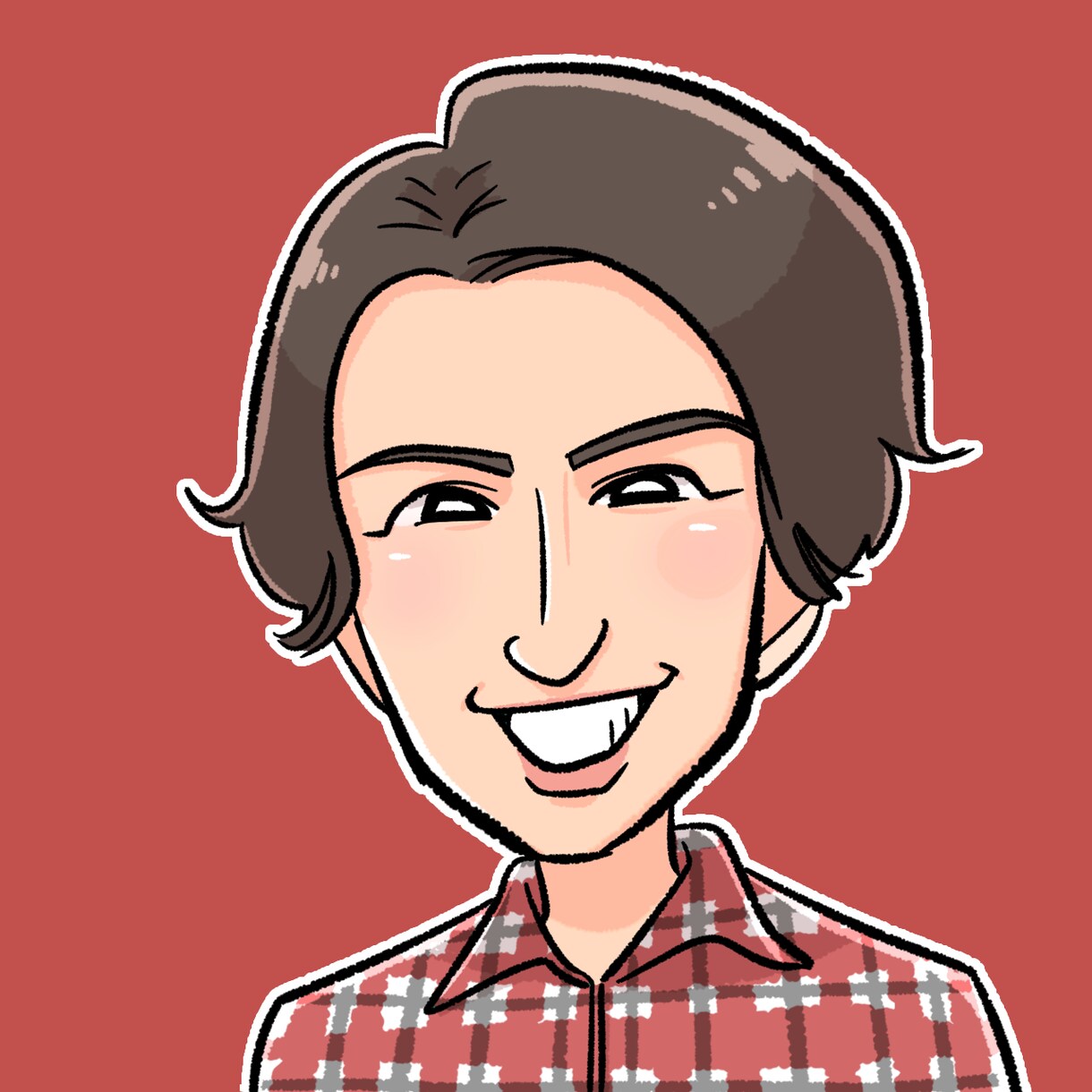 ポップ！イラスト風！な似顔絵アイコン描きます SNS用アイコンなどにご利用いただけます！ イメージ5