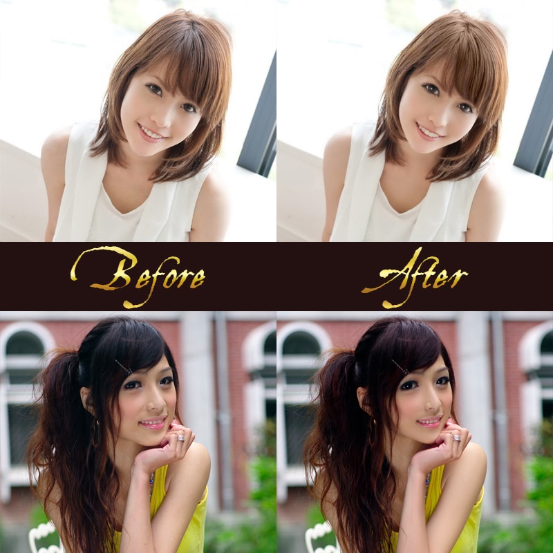 人物レタッチ（修正・加工）いたします あなたの写真をより美しく、より魅せる写真に仕上げます。 イメージ4
