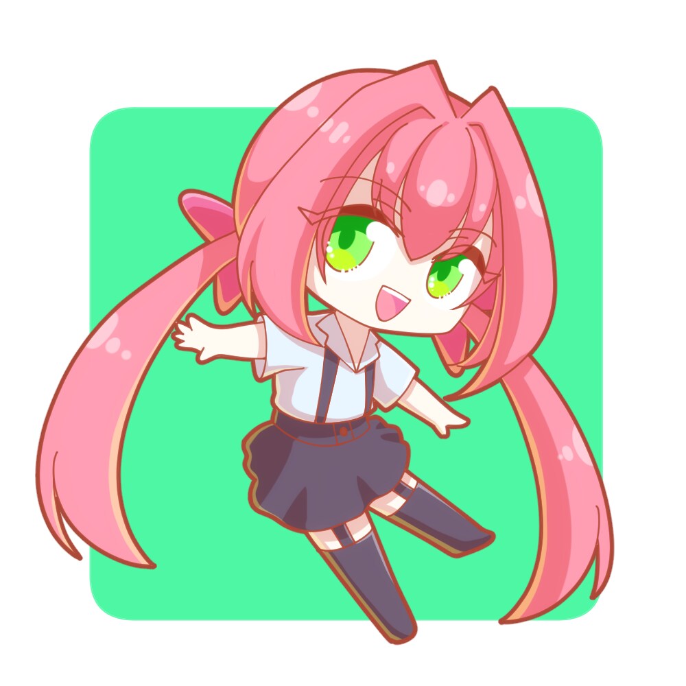 かわいいデフォルメちびキャラのイラストお描きします アイコンやヘッダー、動画サムネイル、動画内イラストに利用可。 イメージ4