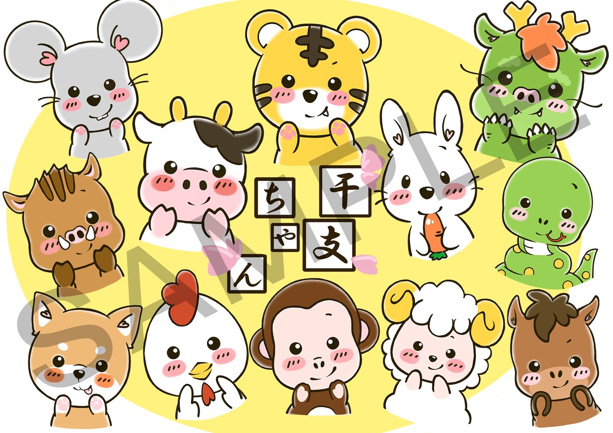 かわいいデフォルメ動物♡描きます おまかせコース！お好きな動物やペットを可愛らしくデフォルメ★ イメージ1