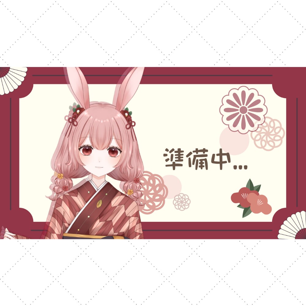 Vtuberさん向け☆配信の待機画面作ります 配信で使う待機画面作ります。配信画面のデザイン イメージ3