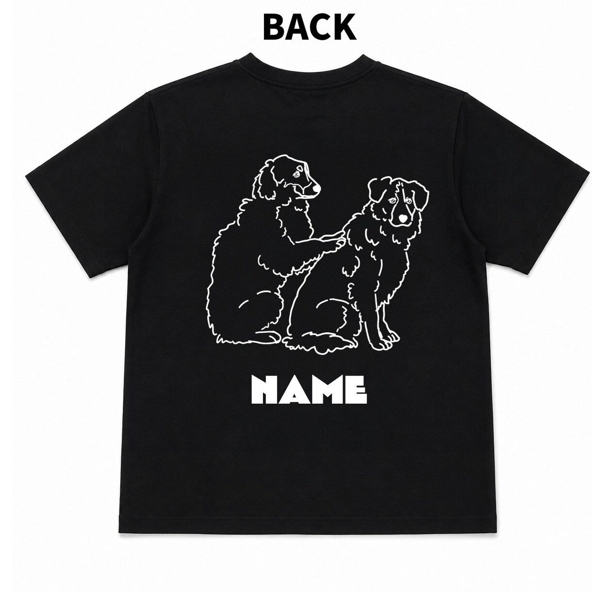 ペットオーダーメイドTシャツ(ロングあり)作ります RODICE PET ART　イラストからTシャツを作ります イメージ5