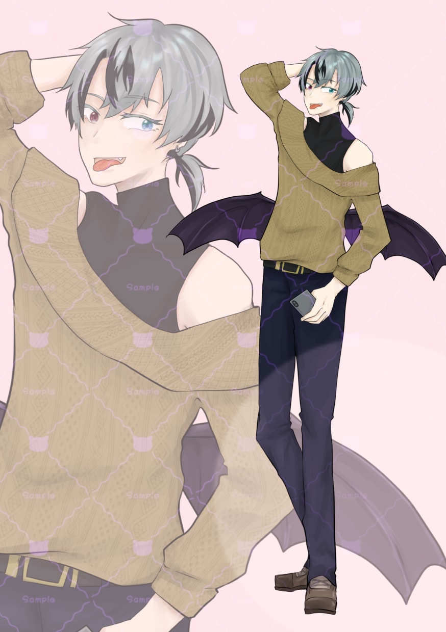 歌ってみたや、IRIAM立ち絵、サムネお描きします デザイン持ち込みOK!お気軽にどうぞ！ イメージ8