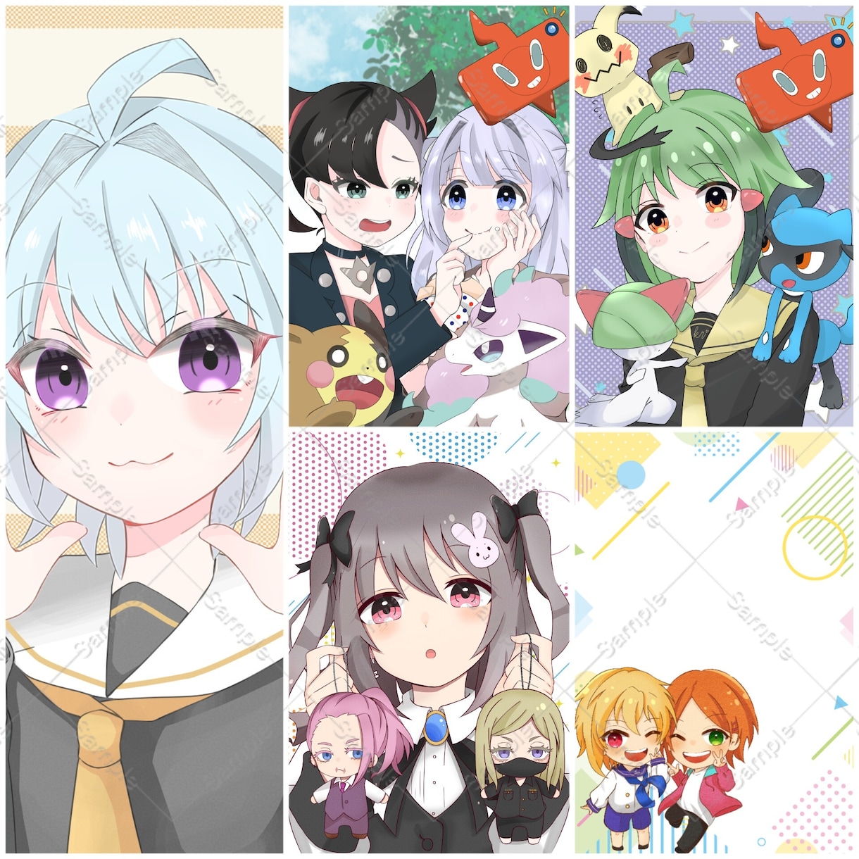可愛いアイコンを作成します 貴方専用のアイコンを可愛く描きます！ イメージ1