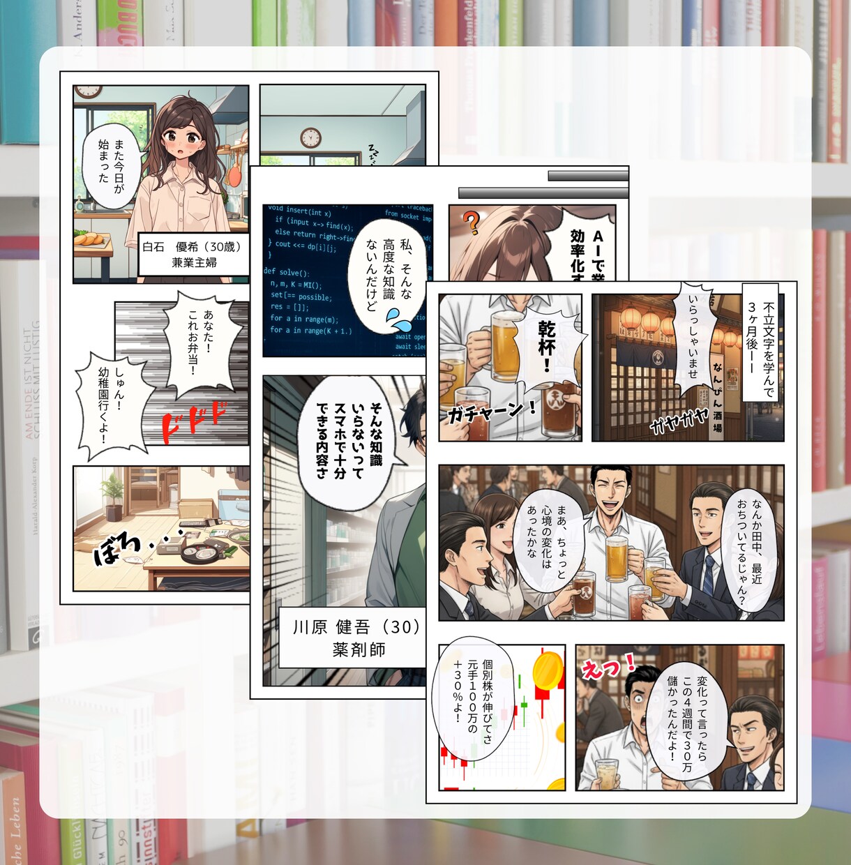 Kindle出版を丸投げで代行します マンガで伝わる！あなたの経験を特別な一冊にします イメージ4