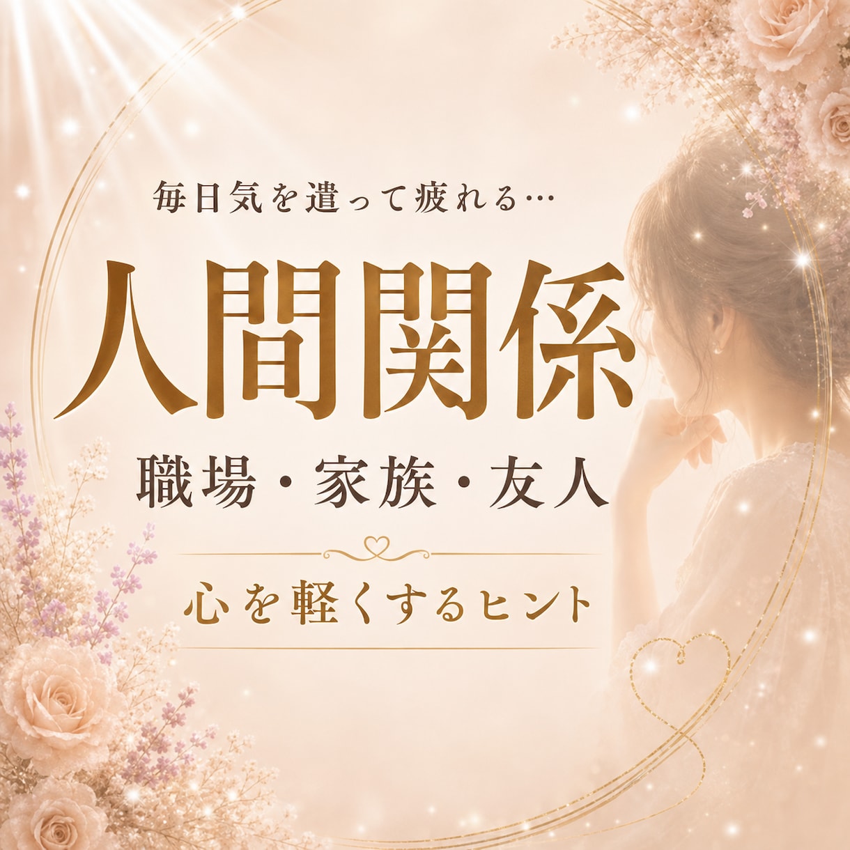 人間関係を整えます 気を遣いすぎて疲れたあなたへ｜心が軽くなるよう寄り添います イメージ1