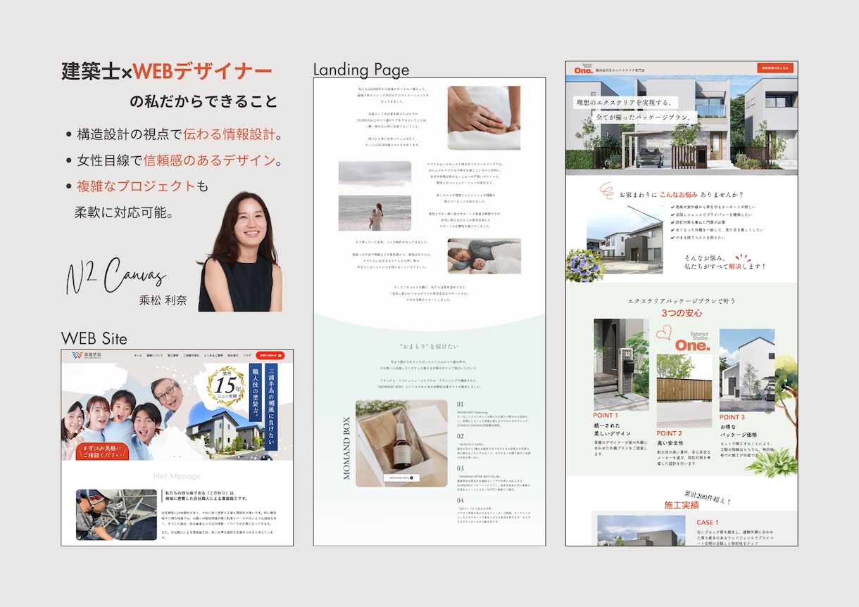 原稿もお任せ！構成案の作成からLP制作行います 初めてのLP作成でお悩みの方、お任せください！ イメージ2