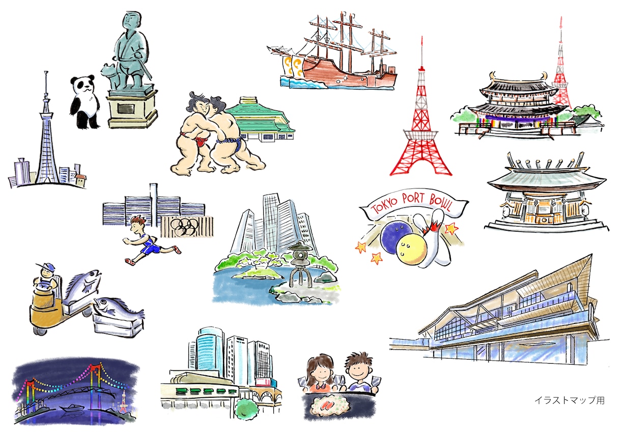 企業様向け 本格的な和風イラストを制作します SVG対応。動植物、人、風景、浮世絵や鳥獣戯画。上品な和風。 イメージ9